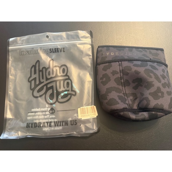 HydroJug Other - Hydro Jug Leopard Print Sleeve and Strap NEW